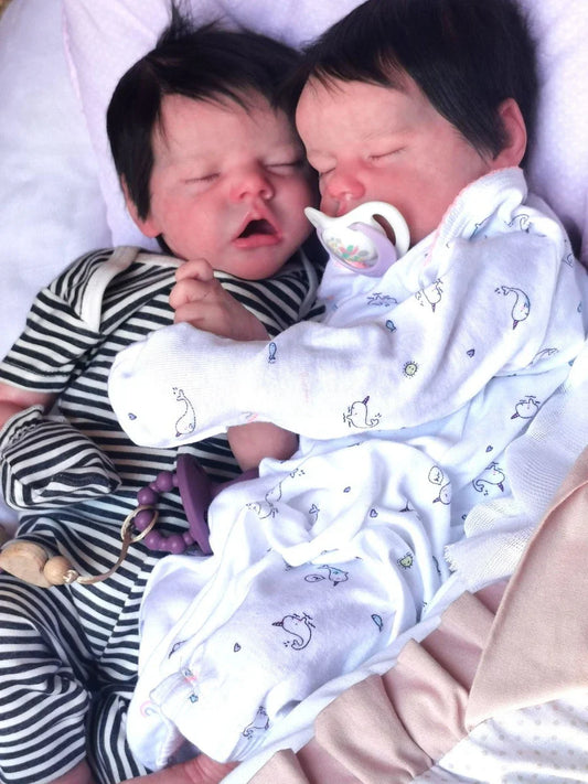 Bebé Reborn Gêmeos • Menina & Menino • BrinqueTudo